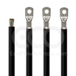 black 25mm sq oceanflex battery cable  and klauke crimped connectors