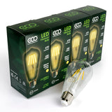 4-box pack of ECO pear E27 LED filament bulbs