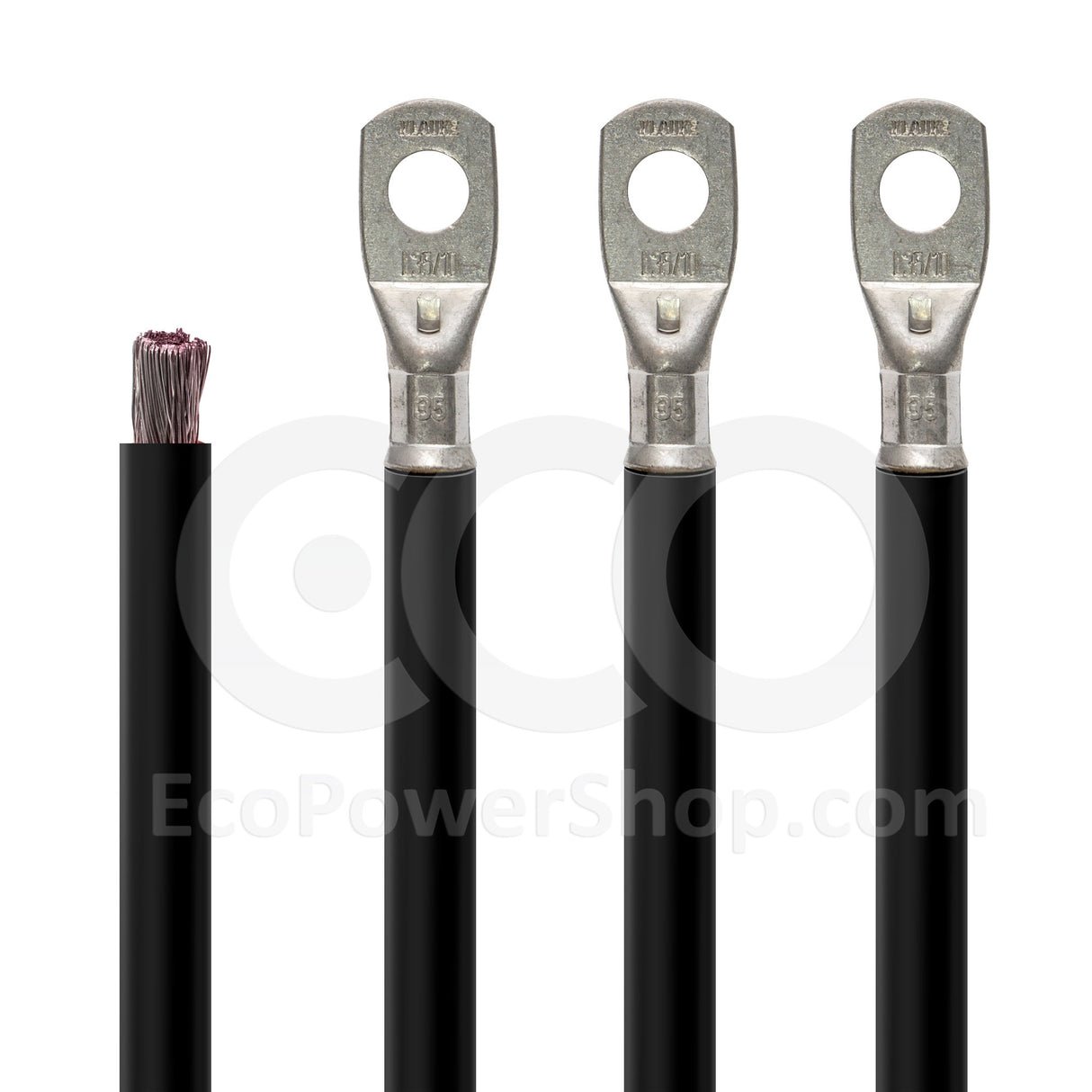 OceanFlex Tinned Marine Battery Cable Black 35.0 sq.mm (~2 AWG)