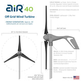 Air40 wind turbine key features