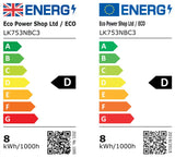 Energy rating for ECO bulb LK753NBC3