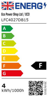 Energy Rating  for ECO bulb FC4027DB15