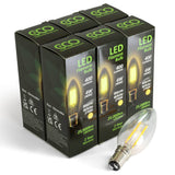 6-box pack of ECO Candle B15 LED Filament bulbs