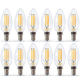 ECO E14 Dimmable LED Filament Candle Bulb 40W Eqv