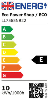 Energy rating E for ECO LL7565NB22 bulb