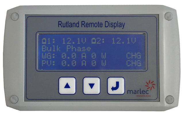 Rutland controller remote display