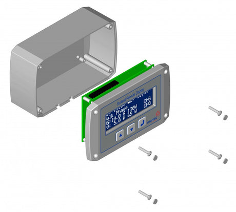 Rutland controller remote display exploded view