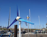 Air Silent X turbine in a marina