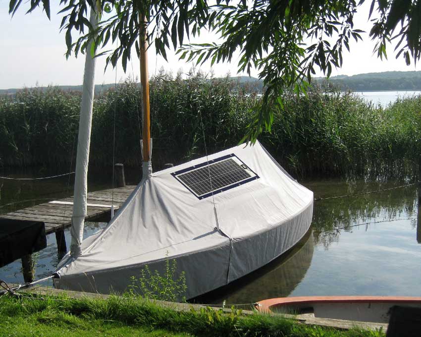 SunWare TX panel on boat cover