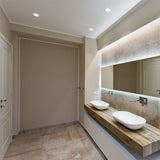 Bathroom with LED downlights