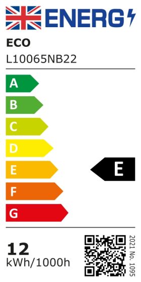 Energy rating for ECO bulb L10065NB22