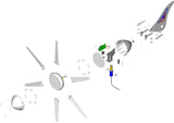 Rutland 914 turbine exploded view 