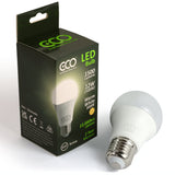 ECO 100W E27 LED light bulb and box