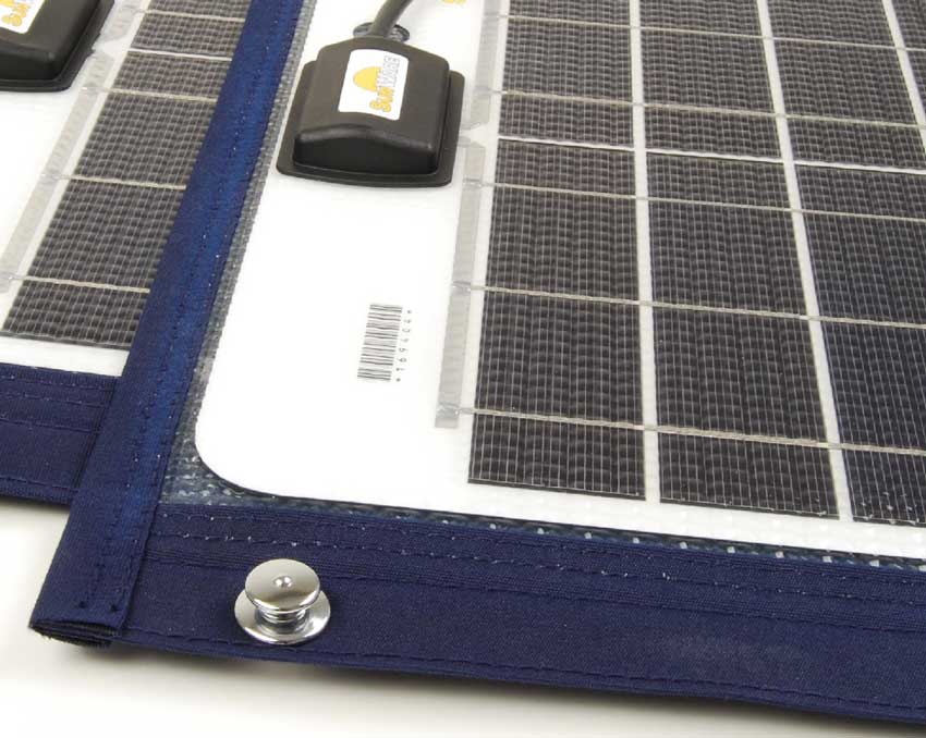 Multiple SunWare Textile Solar Panels